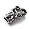 304 Stainless Steel Slide Charms STAS-F356-15AS-12-2
