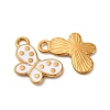 304 Stainless Steel Enamel Penadnts STAS-Q363-02D-G-2