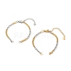 304 Stainless Steel Chain Bracelet Makings AJEW-JB00996-02-2