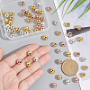   60Pcs 4 Colors Rack Plating Brass Beads KK-PH0009-19-6