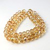 Electorplated Glass Beads EGLA-E005-12-2