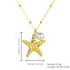Stainless Steel Gold Cross Star Necklaces WJ2028-2-1