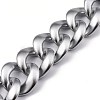 Handmade Spray Painted CCB Plastic Curb Chains AJEW-JB00737-03-2