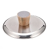 Round Aluminum Alloy Desktop Storage Tray AJEW-G028-01B-2