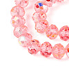 Transparent Glass Beads Strands EGLA-N016-8mm-09-3