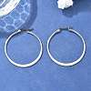Tarnish Resistant 304 Stainless Steel Big Hoop Earrings EJEW-F105-18P-5