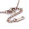 304 Stainless Steel Pendant Necklaces NJEW-I232-21RG-4