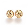 Brass Enamel Beads KK-L179-07G-2