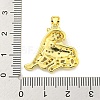 Brass Micro Pave Cubic Zirconia Pendants KK-K354-16E-G-3