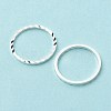 Brass Linking Rings KK-F831-018D-S-RS-4