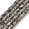 Natural Dalmatian Jasper Beads Strands G-Q159-B37-01-2