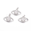 Natural Quartz Crystal Pendants G-L512-H14-1