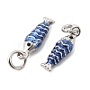 Brass Micro Pave Cubic Zirconia Pendants KK-Z147-03P-01-2