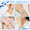 160Pcs 8 Styles Dyed Synthetic Turquoise Beads G-SC0003-47-4