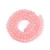 Baking Paint Imitation Jade Glass Bead Strands DGLA-A034-J6MM-A31-2
