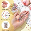 Spray Painted Glass Seed Beads SEED-FS0001-36-2