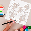 PET Hollow Out Drawing Painting Stencils DIY-WH0391-0115-3