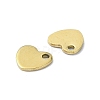 Ion Plating(IP) 201 Stainless Steel Charms STAS-H191-01A-G-2
