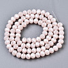 Electroplate Glass Beads Strands EGLA-A034-P8mm-A08-3