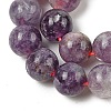 Natural Quartz Beads Strands G-B133-A01-8MM-4