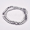 Electroplate Non-magnetic Synthetic Hematite Beads Strands X-G-J173-6x6mm-02-2