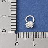 S925 Sterling Silver Pendant STER-H115-08F-S-3
