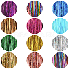 12Pcs 12 Colors Laser PET Hair Wig OHAR-SP0001-05A-3
