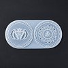 Meditation Yoga Pendants Cup Mat Silicone Molds DIY-B056-02A-5