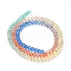Transparent Painted Glass Beads Strands X1-DGLA-A034-T3mm-A02-5