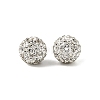 Polymer Clay Rhinestone Beads RB-C1438-12mm-A01-3