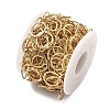 304 Stainless Steel Ring Link Chains CHS-G044-05G-04-3