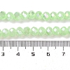 Baking Electroplate Glass Beads Strands DGLA-A039-J6MM-B10-4