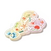 Printed Opaque Acrylic Pendants SACR-G031-01B-3