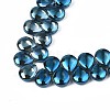 Electroplate Glass Beads Strand EGLA-S188-27-C01-3