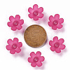 Frosted Acrylic Bead Caps MACR-S371-07A-706-3