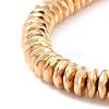 Electroplate Non-magnetic Synthetic Hematite Beads Strands G-L485-06C-LG-3