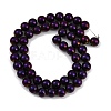 Electroplated Synthetic Magnetic Hematite Beads Strands G-G174-L01-06-2