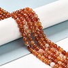Natural Striped Agate/Banded Agate Beads Strands G-A246-8mm-03-8