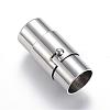 Tarnish Resistant 304 Stainless Steel Locking Tube Magnetic Clasps STAS-D159-29-1