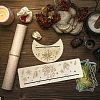 2Pcs 2 Style Natural Wood Card Stand for Tarot DJEW-GF0001-23-7