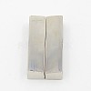 Zinc Alloy Magnetic Clasps for Bracelet Making X-PALLOY-K071-10P-FF-1
