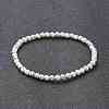 Synthetic Howlite Beaded Stretch Bracelets BJEW-D446-A-10-2
