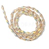 Transparent Electroplate Glass Beads Strands GLAA-K064-05A-AB04-2