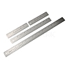 AHADEMAKER 4Pcs 3 Style Stainless Steel Rulers AJEW-GA0005-17-1