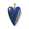 Natural Lapis Lazuli Pendants G-E570-01G-09-2