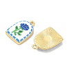 Printed Brass Pendants KK-CBAF9BC-07G-06-2