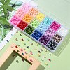 1350Pcs 18 Style Spray Painted ABS Plastic Imitation Pearl Beads OACR-YW0001-35A-5