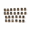 Rack Plating Brass Enamel Beads KK-B060-04G-01-1