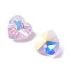 Electroplate Glass Charms GGLA-Z002-02H-2