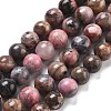 Natural Rhodonite Beads Strands G-G828-02-10mm-5